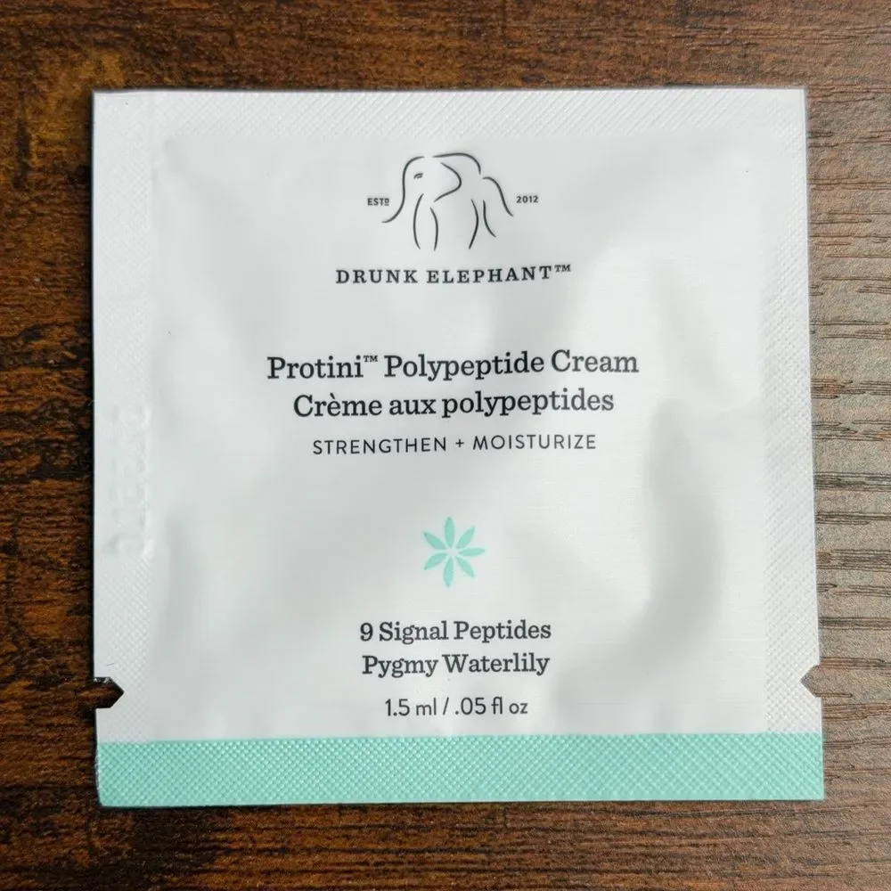 Drunk Elephant Protini + D-Bronzi Mini Set 1.5mL Trial Size Skincare Bundle. New